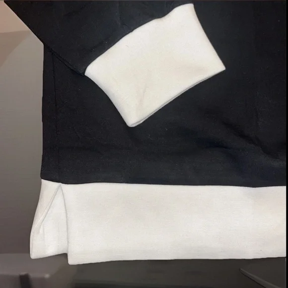 ZESICA Sweatshirts Long Sleeve Crewneck Contrast Color Oversized Pullover Tops - Picture 6 of 11